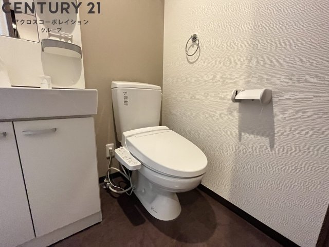 トイレ　ウォシュレット付きのトイレです♪