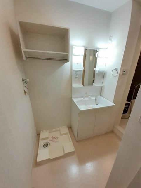 収納　洗髪洗面化粧台