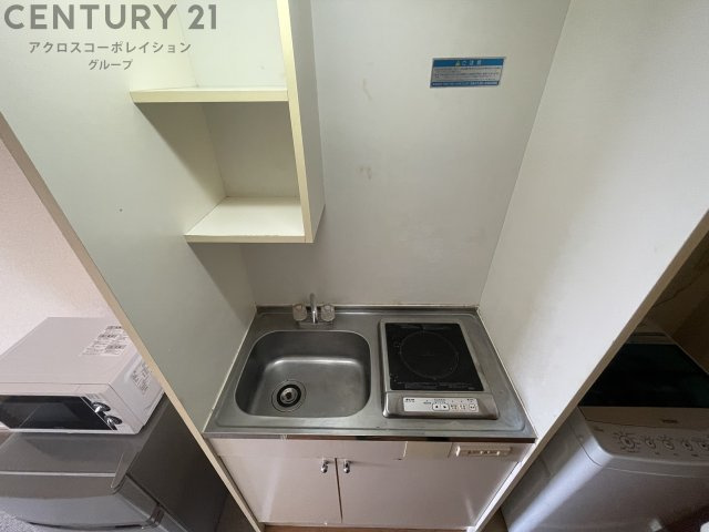 キッチン　コンパクトでシンプルなキッチンです！