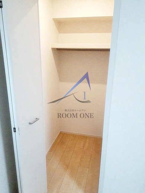 収納　ウォークインクローゼットです。