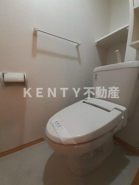 トイレ　ゆったりとした空間のトイレです