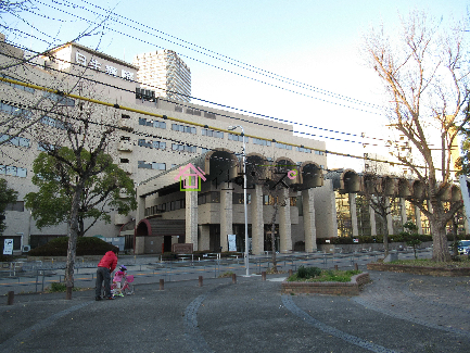 病院　日生病院（病院）まで306m