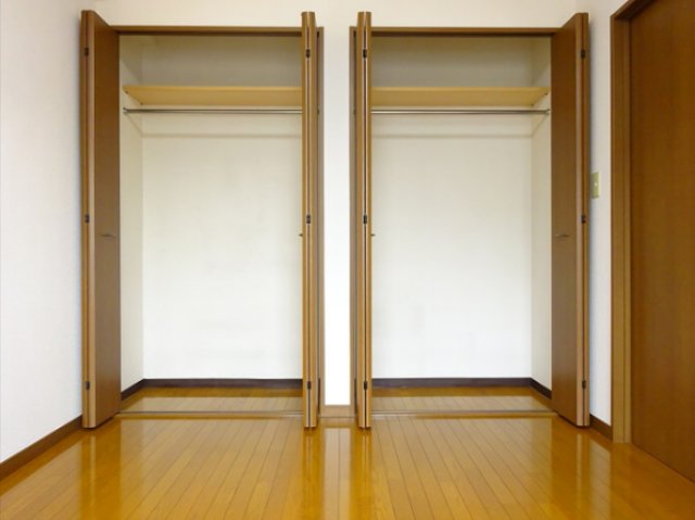 収納　たっぷりとした収納スペースです