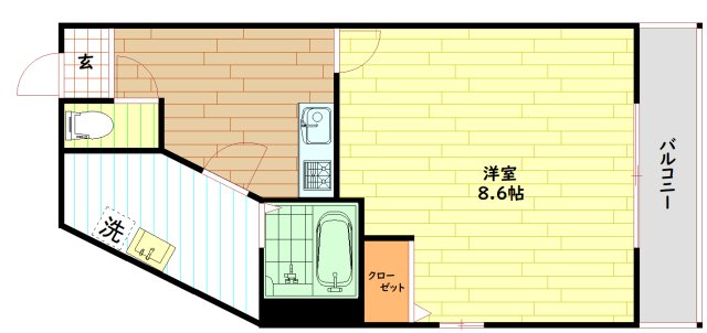Lasperanza Kyobashiの間取り写真