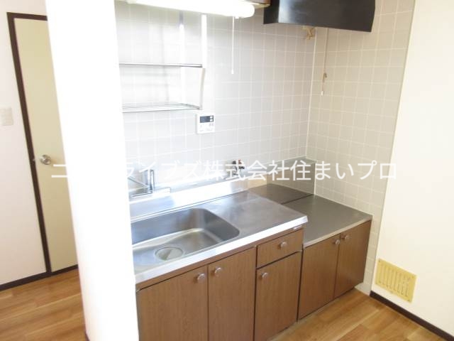 石橋ハイツB棟のキッチン写真