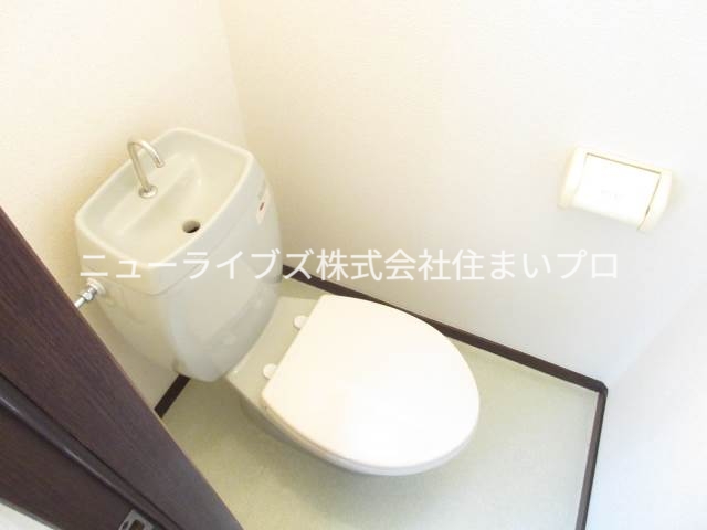 石橋ハイツB棟のトイレ写真