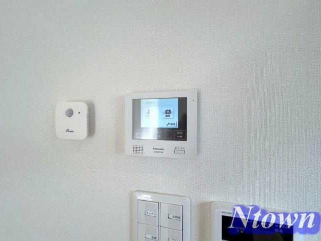 セキュリティ　モニター付きです。
