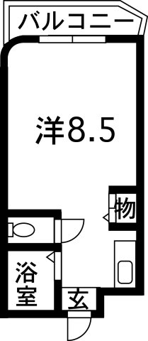 ユニテック渡鹿の間取り写真