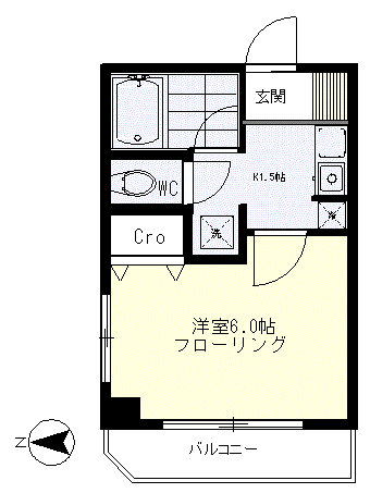 S・Kハイムの間取り