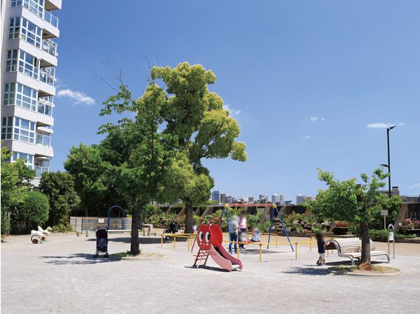 公園　佃3丁目水辺公園（公園）まで80m