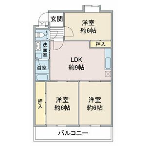 メルローズ2号館の間取り