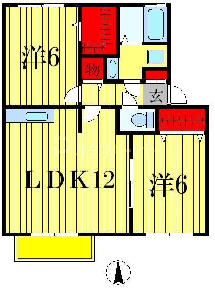 セジュールの間取り