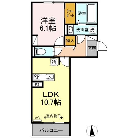 パストラル松橋の間取り