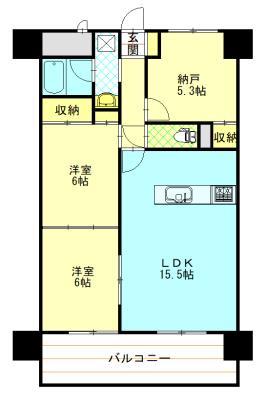 スカイレジデンシア山王の間取り