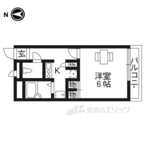 レオパレスフォンターナの間取り