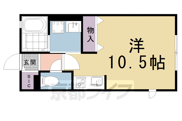 エスハイム御所西の間取り