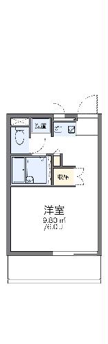 レオパレスシグマ戸坂の間取り