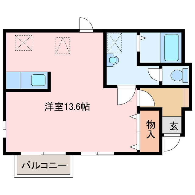 【アルカンシェル庄内Iの間取り】