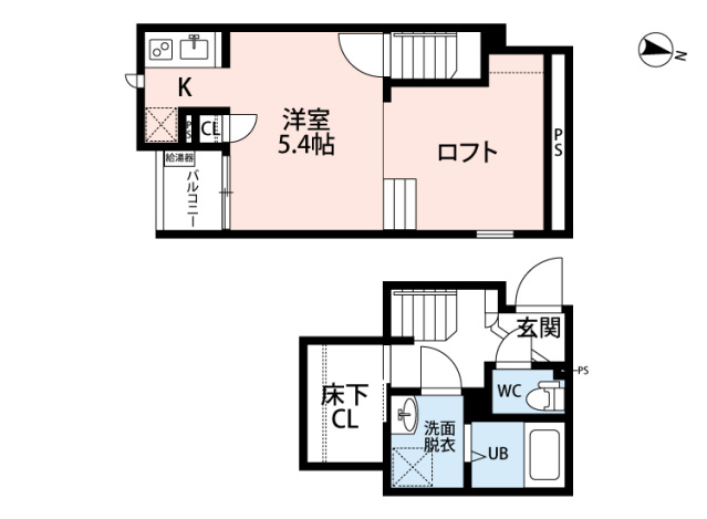 ＣＢ吉川ＫＡＪＩＮの間取り