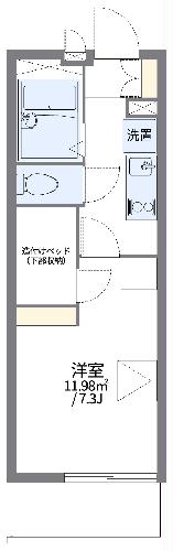 【レオパレスグレンツェ　掛川の間取り】