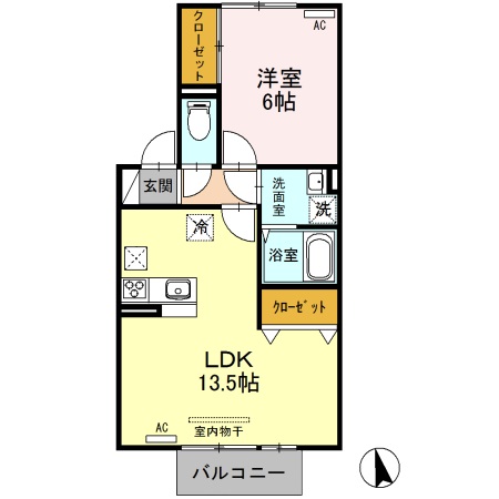 リーブワン　103の間取り