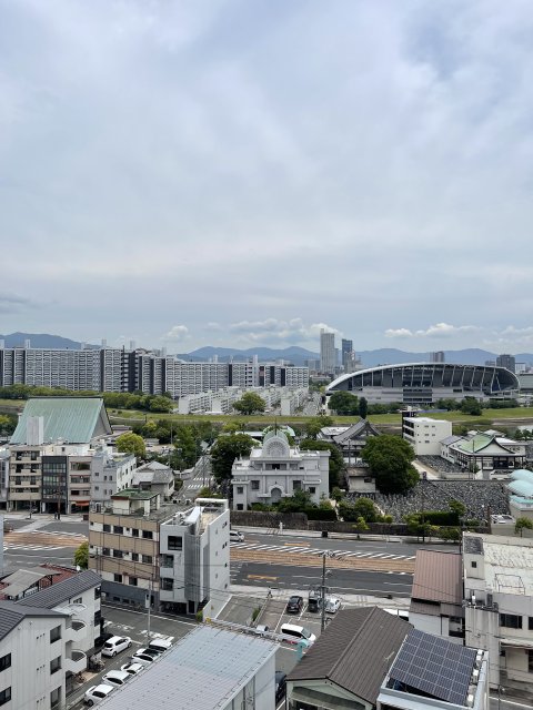 【広島市中区広瀬北町のマンションの眺望】