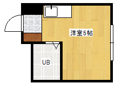 広島市中区広瀬北町のマンションの間取り