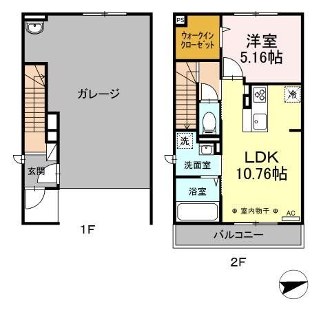 シャルールHの間取り