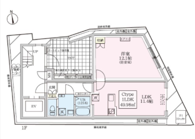 スカイラシクラス小岩の間取り