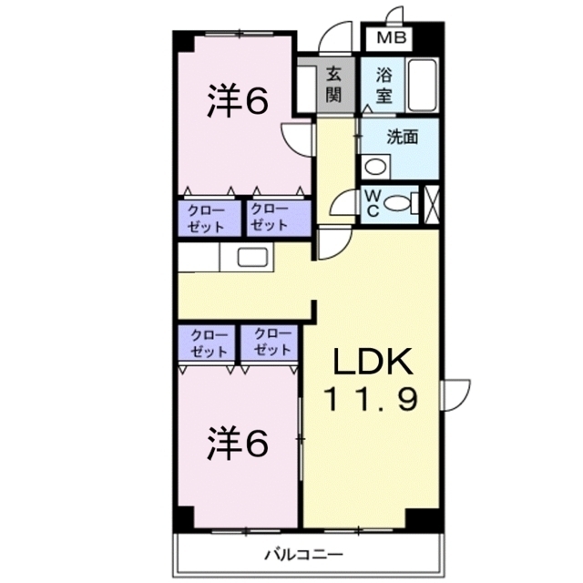 グランソレイユ（高野台）の間取り