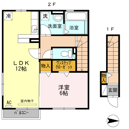 アヴァンセ城山の間取り