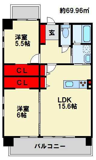 KSK門司コアプレイスの間取り