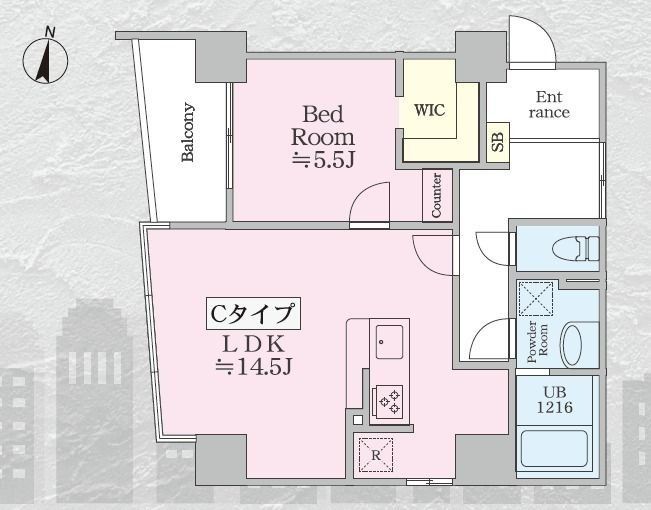 Residence新川橋の間取り