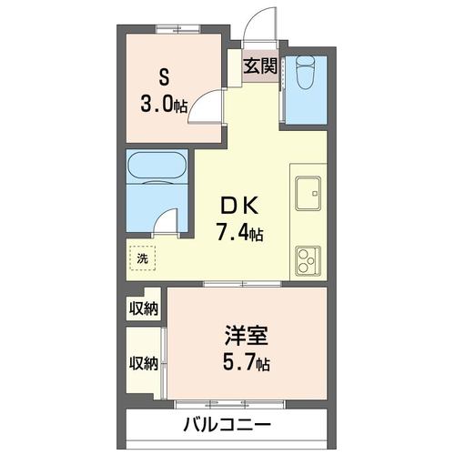 クリフハイツ3の間取り