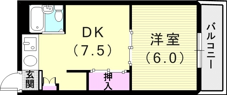 サンシャイン王子の間取り