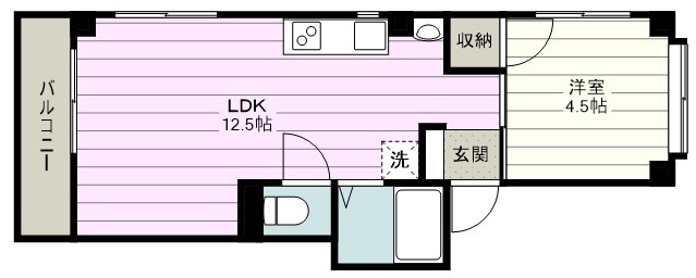 マルスハイツ大原の間取り