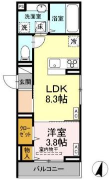 カーサ　ベラの間取り