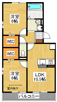 【ラ・フォンテ嵯峨の間取り】