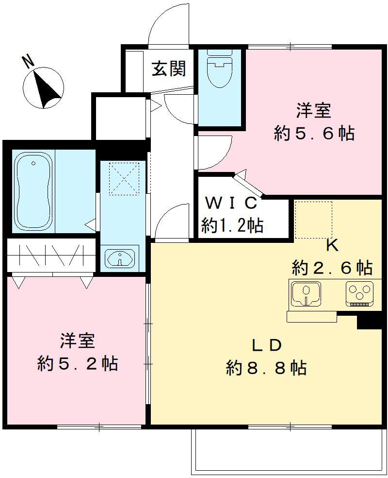 シャルマンFの間取り