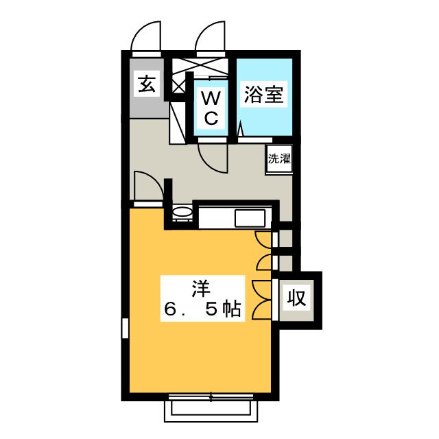 徳間コーポの間取り