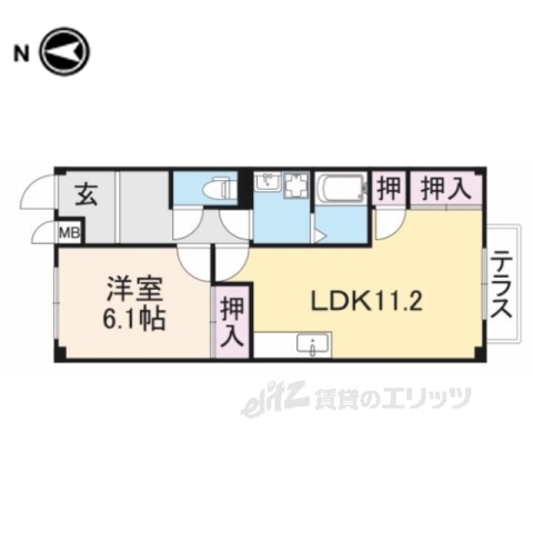 クレストコートの間取り