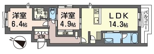 プレシアール　ShaMaisonの間取り