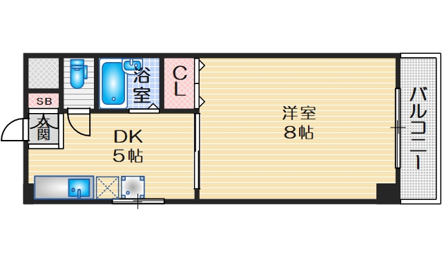 ＣＵＢＥ山手町の間取り