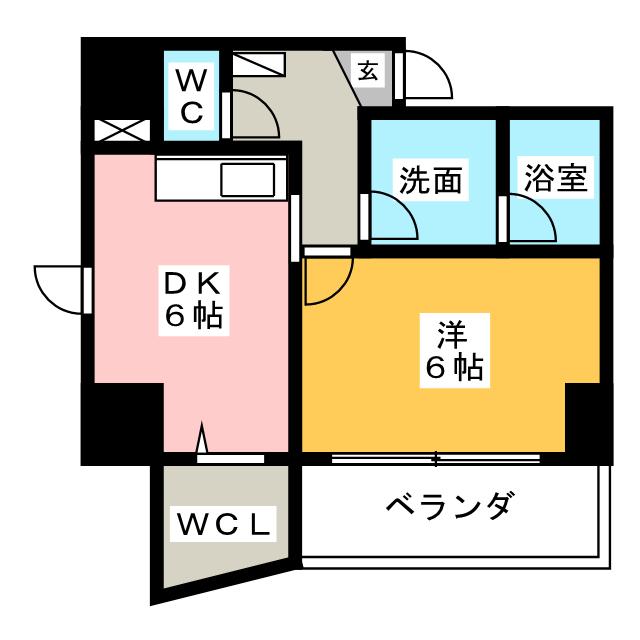 キャナルコートの間取り