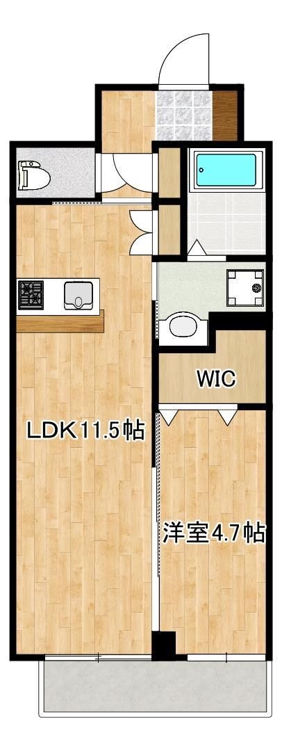 菊池郡菊陽町大字津久礼のマンションの間取り