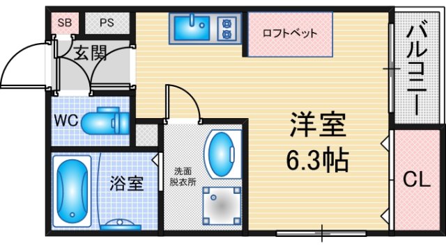 ハーモニーテラス稲生町IIの間取り