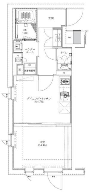 【ＧＥＮＯＶＩＡ新大塚の間取り】