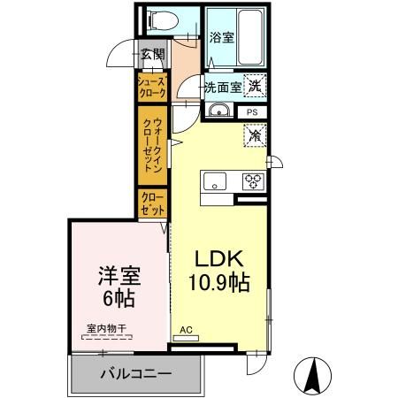 スペランツァ　ドゥーエの間取り