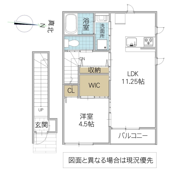 レーガベーネ長堀 III Aの間取り