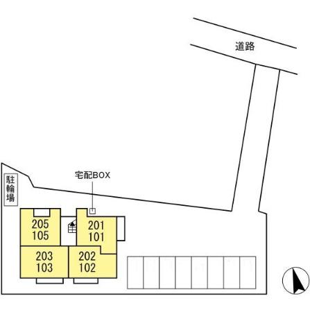 【リルビドソニックの駐車場】